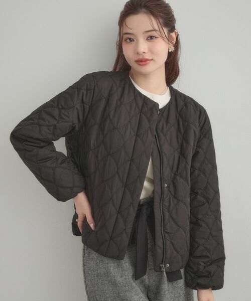 Couture Brooch / クチュールブローチ ノーカラージャケット | リボンキルトジャケット | 詳細9