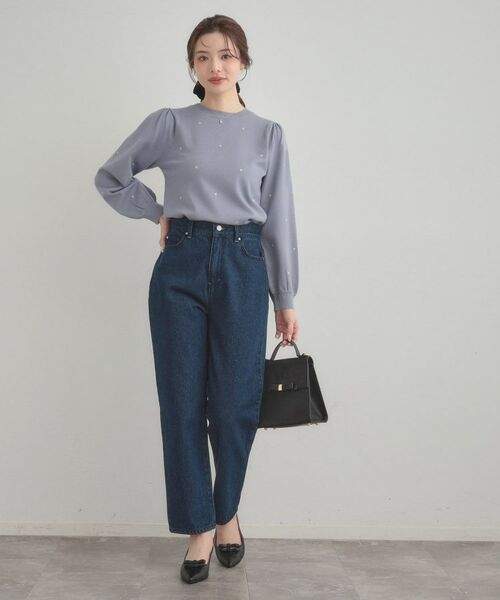 Couture Brooch / クチュールブローチ ニット・セーター | 【着映え】ハートドットラメ刺繍ニット | 詳細12