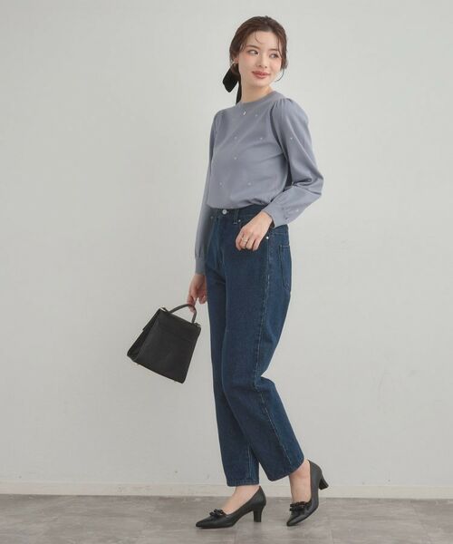 Couture Brooch / クチュールブローチ ニット・セーター | 【着映え】ハートドットラメ刺繍ニット | 詳細13