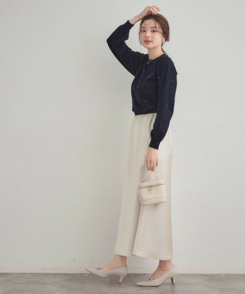 Couture Brooch / クチュールブローチ ニット・セーター | 【着映え】ハートドットラメ刺繍ニット | 詳細28