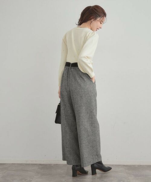 Couture Brooch / クチュールブローチ ニット・セーター | 【着映え】ハートドットラメ刺繍ニット | 詳細4