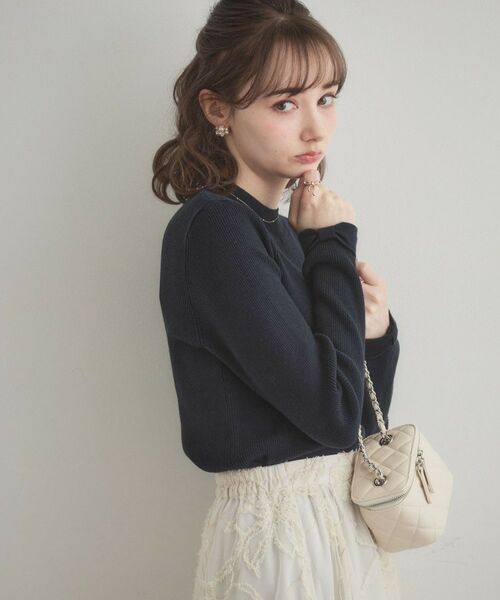 Couture Brooch / クチュールブローチ ニット・セーター | 袖リボンリブニット | 詳細16