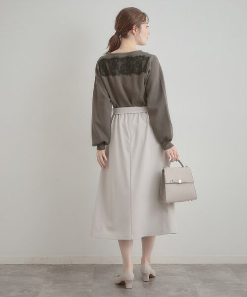 Couture Brooch / クチュールブローチ ニット・セーター | レースドッキングニット | 詳細13