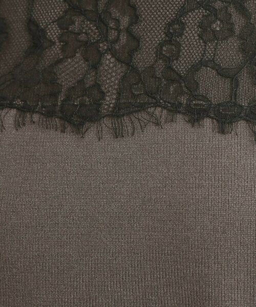 Couture Brooch / クチュールブローチ ニット・セーター | レースドッキングニット | 詳細14