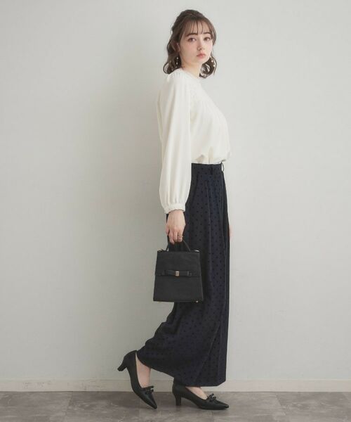 Couture Brooch / クチュールブローチ パンツ | フロッキードットパンツ | 詳細12