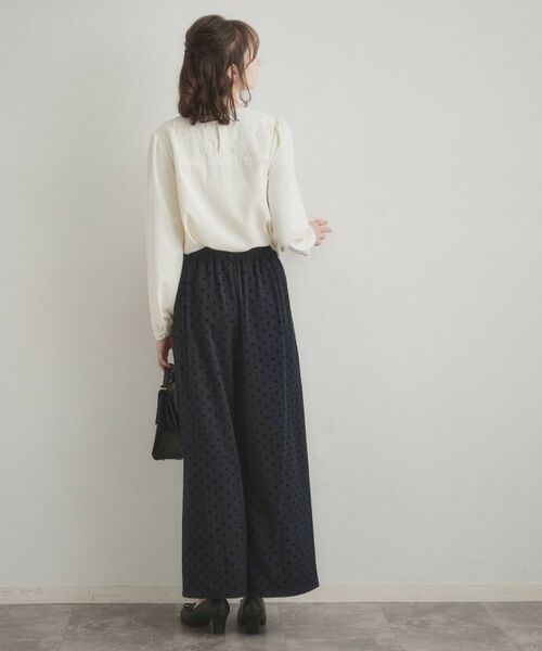 Couture Brooch / クチュールブローチ パンツ | フロッキードットパンツ | 詳細13