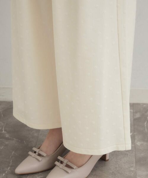 Couture Brooch / クチュールブローチ パンツ | フロッキードットパンツ | 詳細21