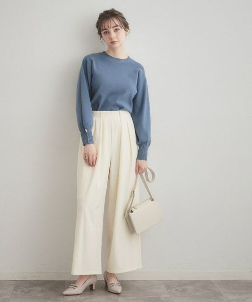 Couture Brooch / クチュールブローチ パンツ | フロッキードットパンツ | 詳細4