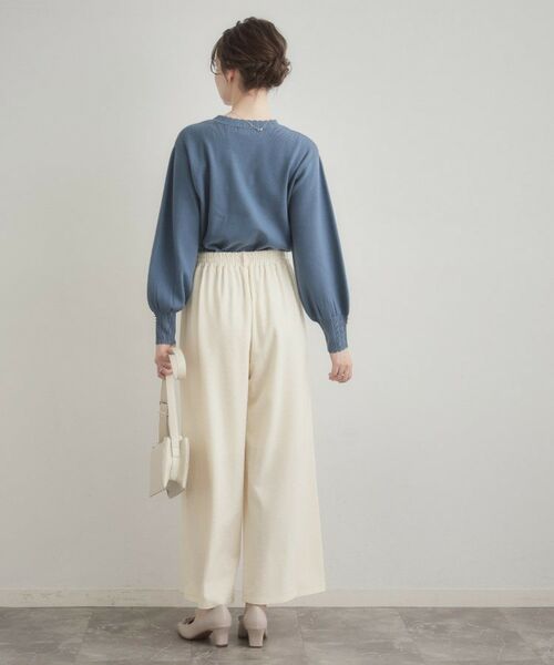 Couture Brooch / クチュールブローチ パンツ | フロッキードットパンツ | 詳細6