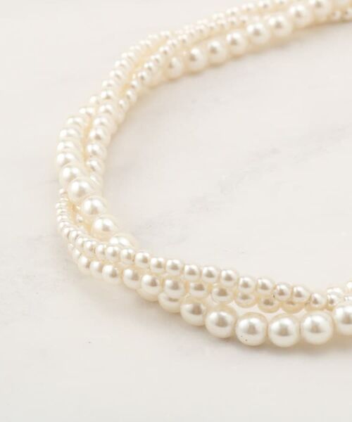 Couture Brooch / クチュールブローチ ネックレス・ペンダント・チョーカー | ツイストパール調ネックレス | 詳細3