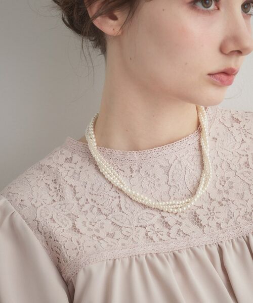 Couture Brooch / クチュールブローチ ネックレス・ペンダント・チョーカー | ツイストパール調ネックレス | 詳細4