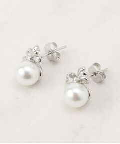 Couture Brooch / クチュールブローチ ピアス・イヤリング | リボンパール調ピアス