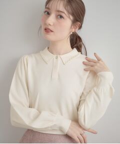 Couture Brooch / クチュールブローチ ニット・セーター | パール調衿ニット