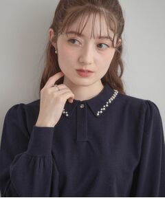 Couture Brooch / クチュールブローチ ニット・セーター | パール調衿ニット