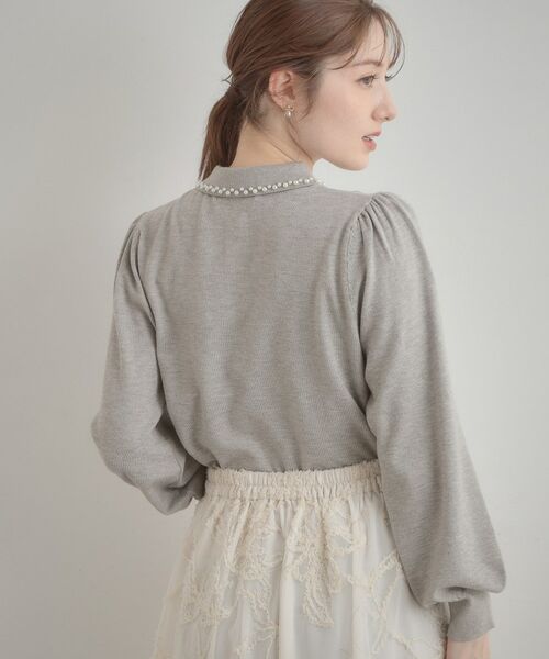 Couture Brooch / クチュールブローチ ニット・セーター | パール調衿ニット | 詳細10