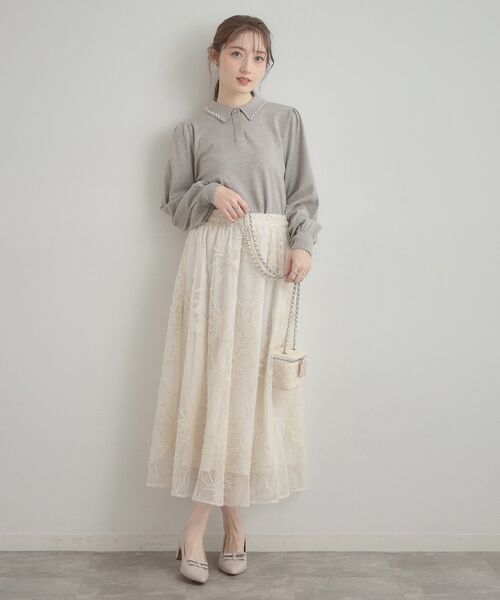 Couture Brooch / クチュールブローチ ニット・セーター | パール調衿ニット | 詳細11