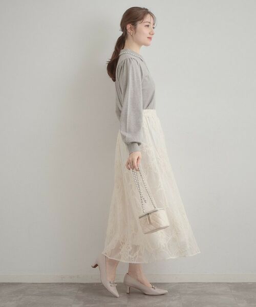 Couture Brooch / クチュールブローチ ニット・セーター | パール調衿ニット | 詳細12