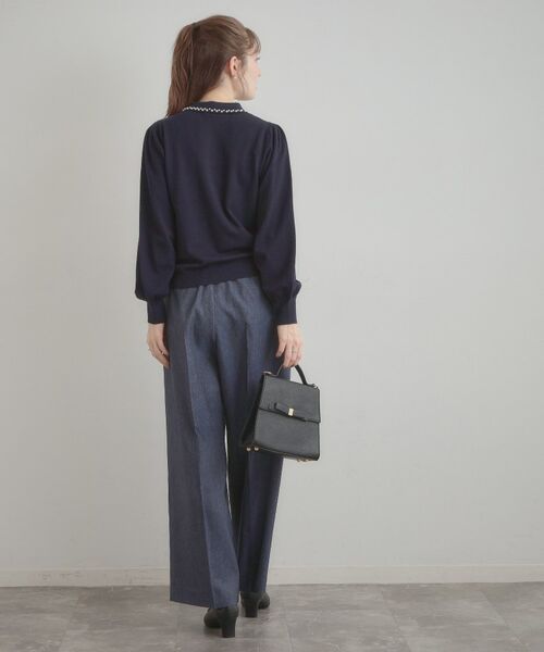 Couture Brooch / クチュールブローチ ニット・セーター | パール調衿ニット | 詳細19