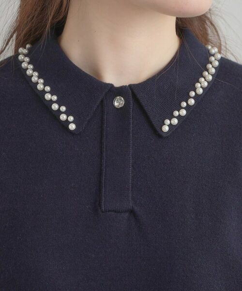 Couture Brooch / クチュールブローチ ニット・セーター | パール調衿ニット | 詳細25