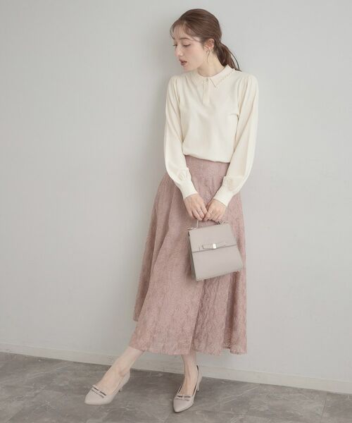 Couture Brooch / クチュールブローチ ニット・セーター | パール調衿ニット | 詳細5