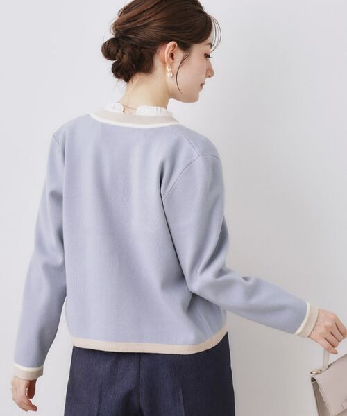 Couture Brooch / クチュールブローチ カーディガン・ボレロ | 配色総針カーディ | 詳細13