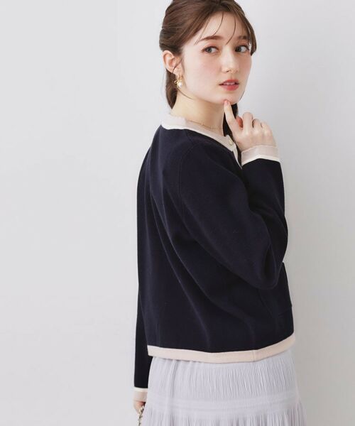 Couture Brooch / クチュールブローチ カーディガン・ボレロ | 配色総針カーディ | 詳細22