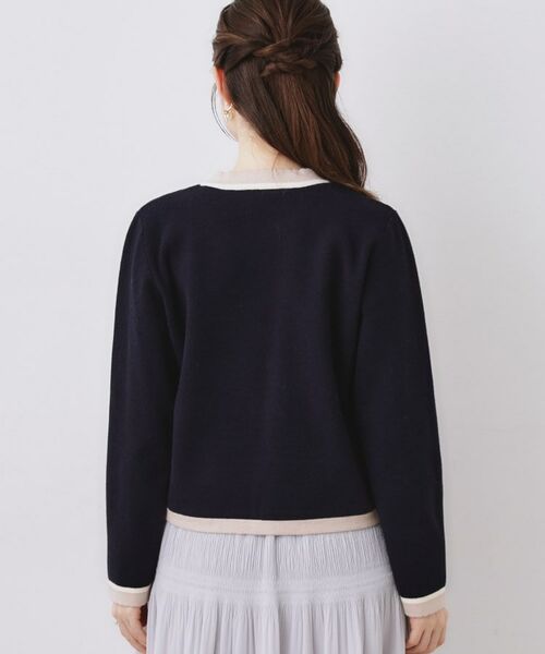 Couture Brooch / クチュールブローチ カーディガン・ボレロ | 配色総針カーディ | 詳細30