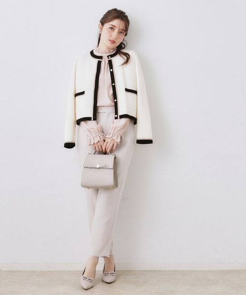 Couture Brooch / クチュールブローチ カーディガン・ボレロ | 配色総針カーディ | 詳細5