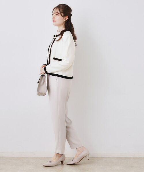 Couture Brooch / クチュールブローチ カーディガン・ボレロ | 配色総針カーディ | 詳細7