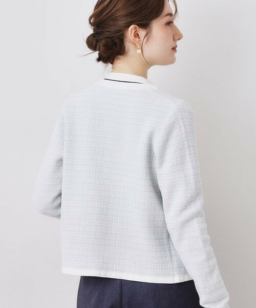 Couture Brooch / クチュールブローチ カーディガン・ボレロ | ラメツイードニットジャケット | 詳細23