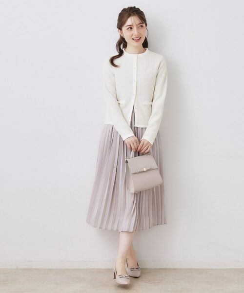 Couture Brooch / クチュールブローチ カーディガン・ボレロ | ラメツイードニットジャケット | 詳細4