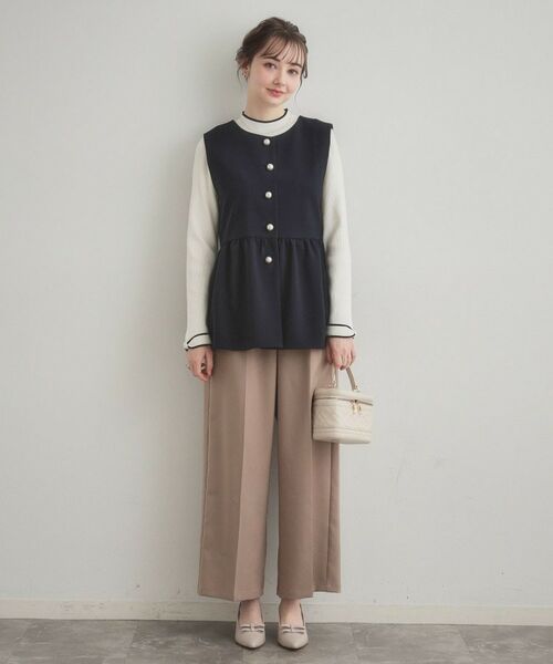 Couture Brooch / クチュールブローチ ベスト | TRダブルクロスジレ | 詳細11