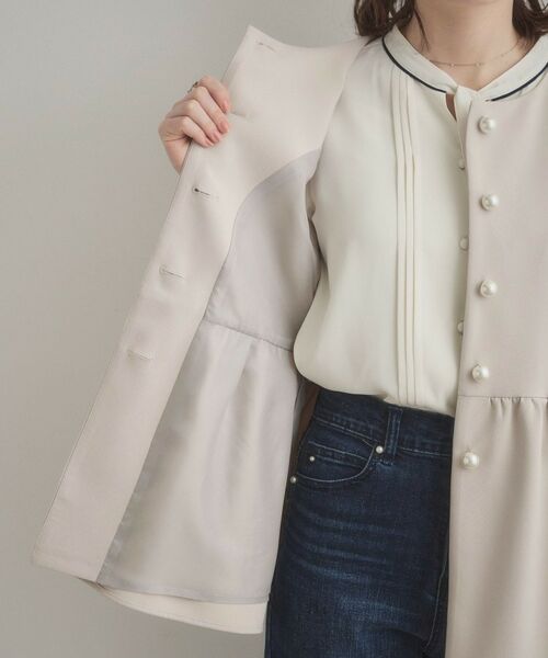 Couture Brooch / クチュールブローチ ベスト | 【ハレの日・通勤】TRダブルクロスジレ | 詳細24