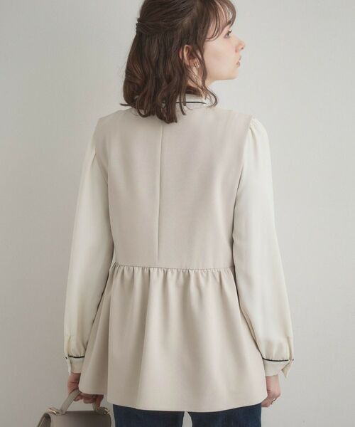 Couture Brooch / クチュールブローチ ベスト | TRダブルクロスジレ | 詳細4