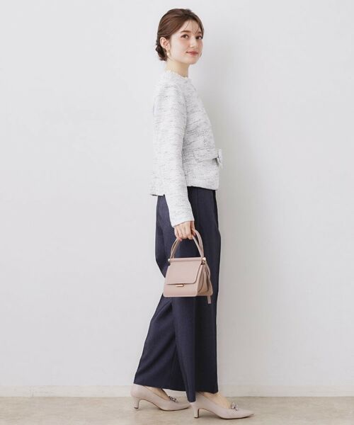 Couture Brooch / クチュールブローチ ノーカラージャケット | カルゼスラブツイードジャケット | 詳細15