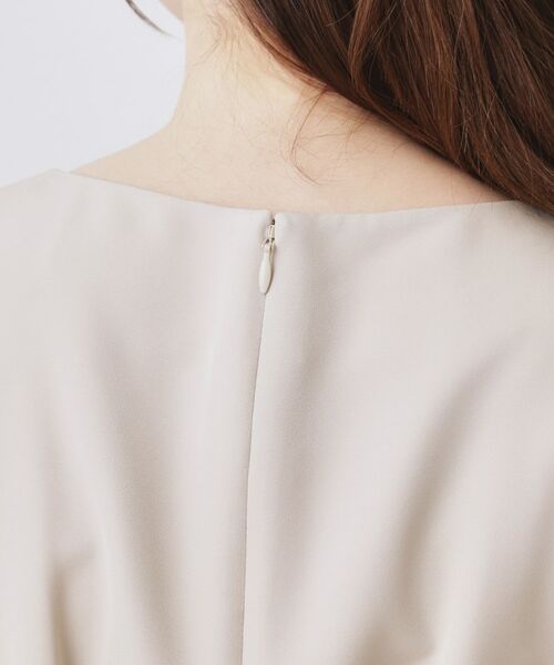 Couture Brooch / クチュールブローチ ロング・マキシ丈ワンピース | レース袖タックフレアワンピース | 詳細23