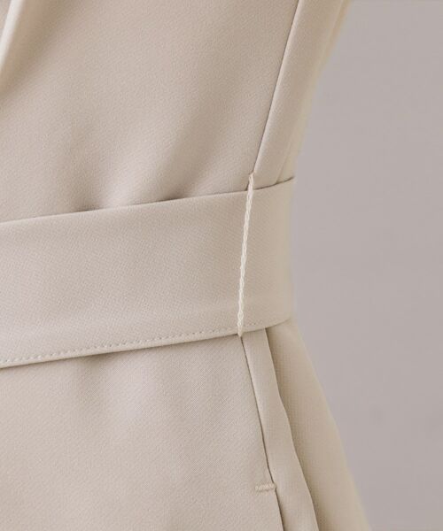 Couture Brooch / クチュールブローチ ロング・マキシ丈ワンピース | レース袖タックフレアワンピース | 詳細27