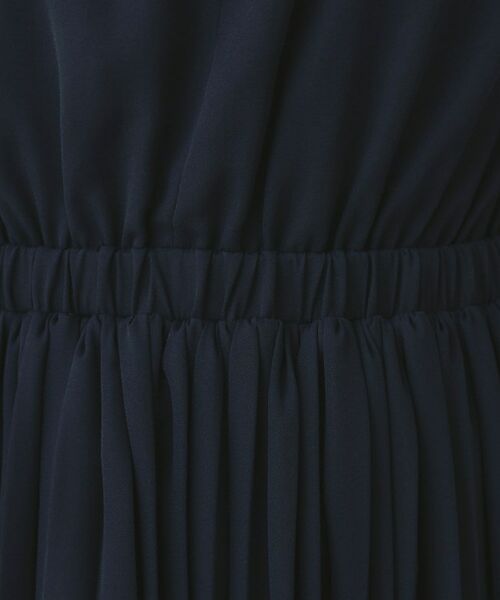 Couture Brooch / クチュールブローチ ロング・マキシ丈ワンピース | 配色シフォンプリーツワンピース | 詳細14