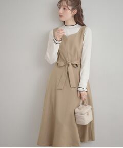 Couture Brooch / クチュールブローチ ロング・マキシ丈ワンピース | ハートネック フレアージャンスカ