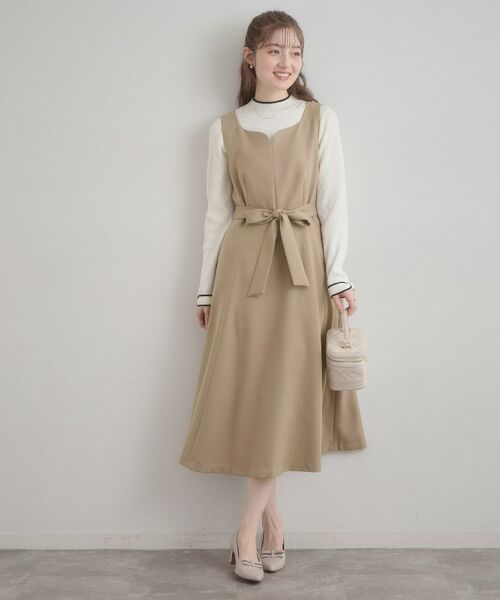 Couture Brooch / クチュールブローチ ロング・マキシ丈ワンピース | ハートネック フレアージャンスカ | 詳細4