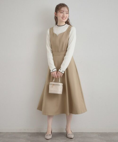 Couture Brooch / クチュールブローチ ロング・マキシ丈ワンピース | ハートネック フレアージャンスカ | 詳細8