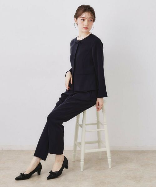 Couture Brooch / クチュールブローチ パンツ | パール調釦テーパードパンツ | 詳細13