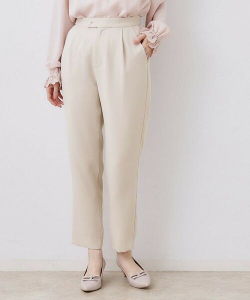 Couture Brooch / クチュールブローチ パンツ | パール調釦テーパードパンツ | 詳細2