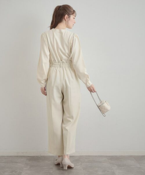 Couture Brooch / クチュールブローチ パンツ | ウエストリボン サスペンダー付きワイドパンツ | 詳細8