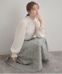 Couture Brooch / クチュールブローチ ロング・マキシ丈スカート | フラワーエンブロスカート