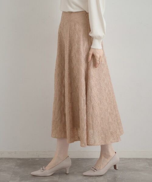 Couture Brooch / クチュールブローチ ロング・マキシ丈スカート | フラワーエンブロスカート | 詳細16