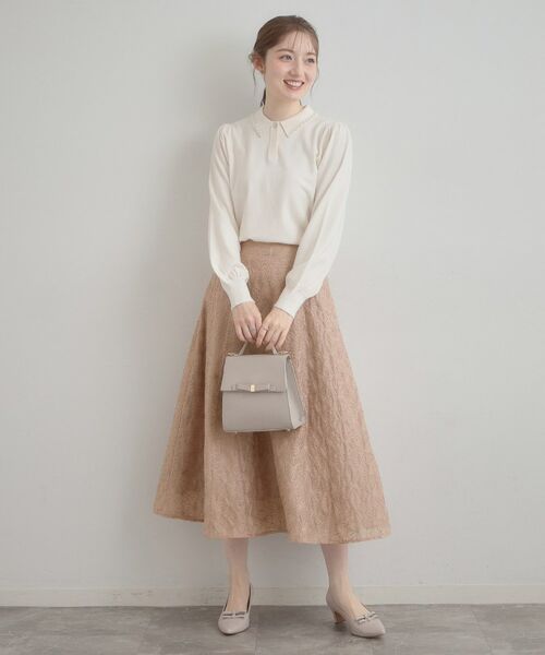 Couture Brooch / クチュールブローチ ロング・マキシ丈スカート | フラワーエンブロスカート | 詳細18