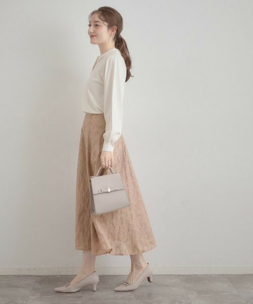 Couture Brooch / クチュールブローチ ロング・マキシ丈スカート | フラワーエンブロスカート | 詳細19