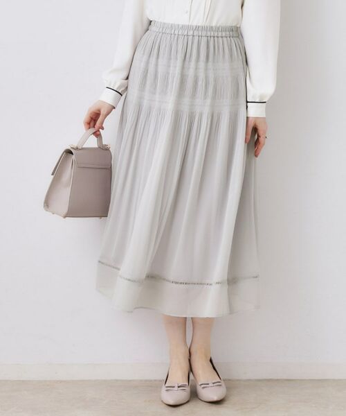 Couture Brooch / クチュールブローチ ロング・マキシ丈スカート | マジョリカプリーツスカート | 詳細1