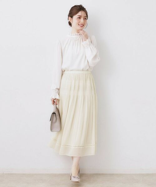 Couture Brooch / クチュールブローチ ロング・マキシ丈スカート | マジョリカプリーツスカート | 詳細11